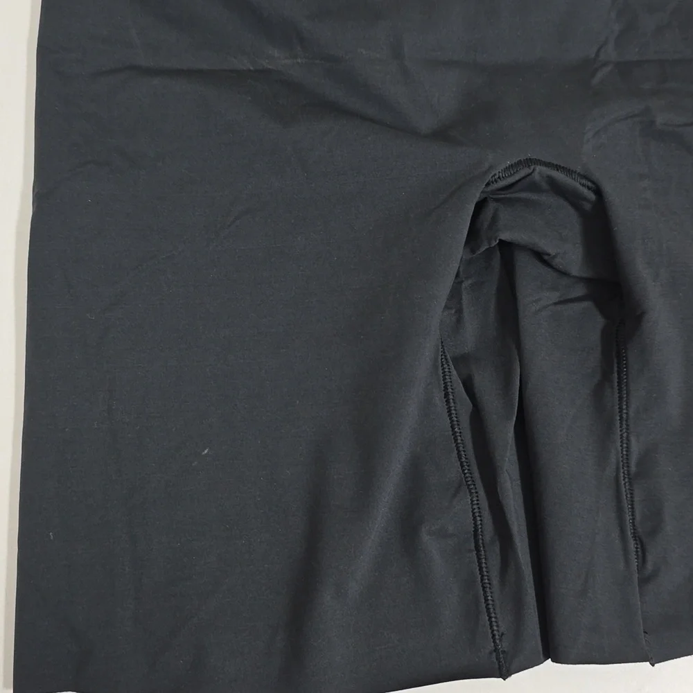 Spanx Black Mid-Thigh Shapewear Shorts